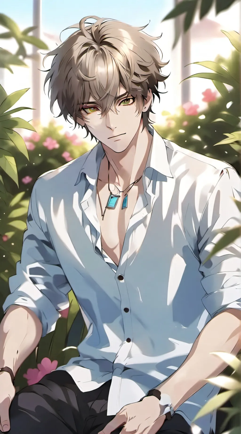 ai character: Leon background