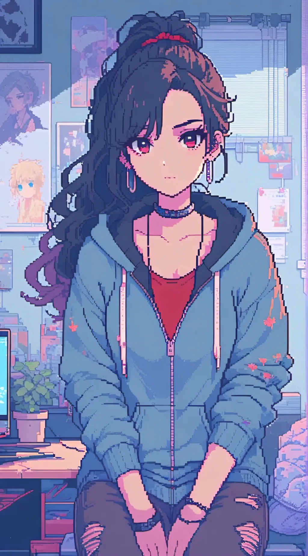 ai character: Rayne background