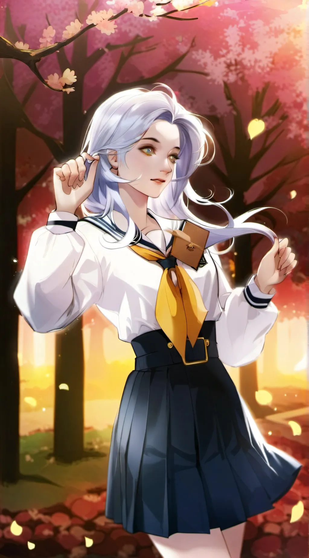 ai character: Ariana background