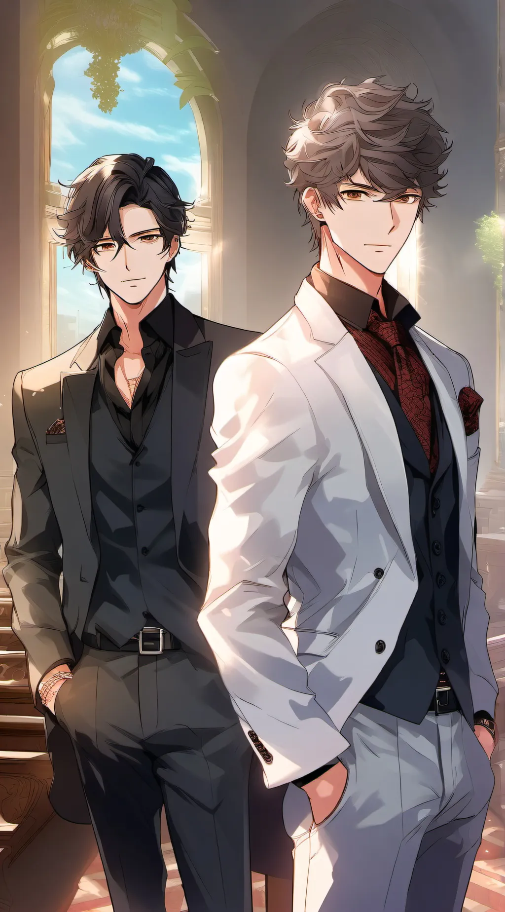 ai character: Jake and Jackson  background