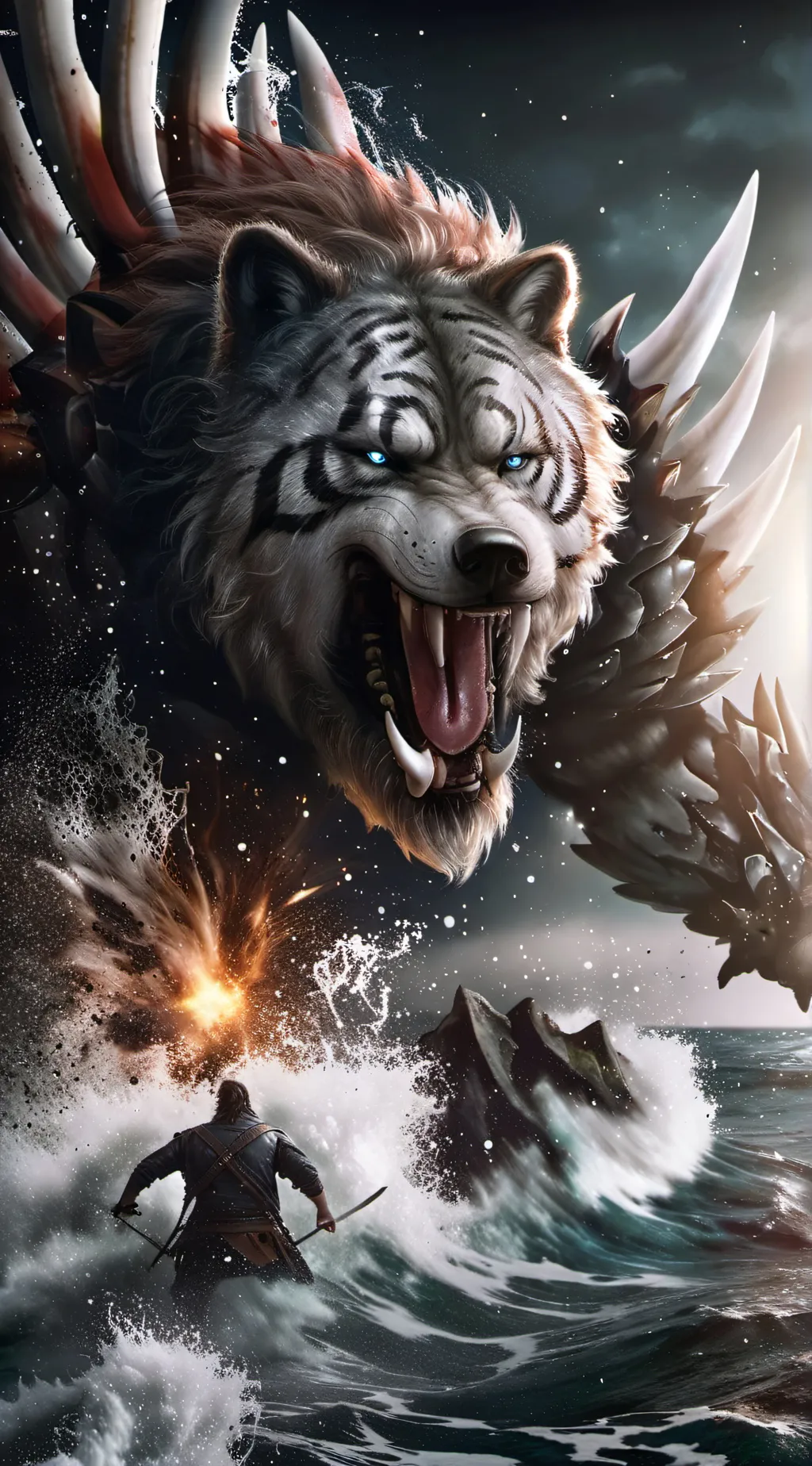 Talkie AI - Chat with GRR IM THE WOLF👿