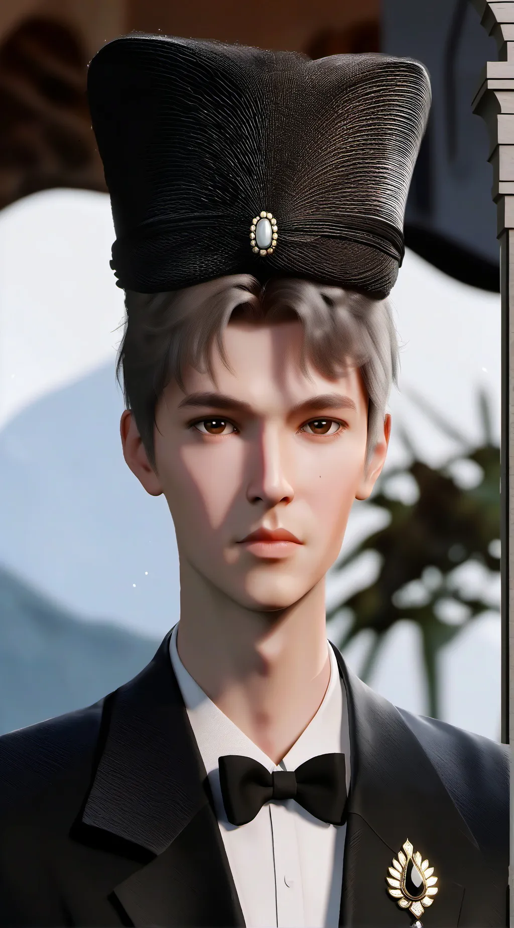 ai character: devin background