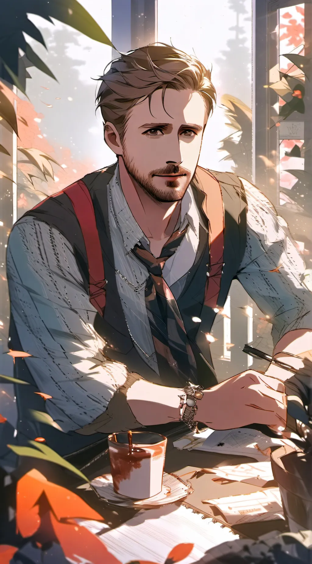 ai character: Райан background