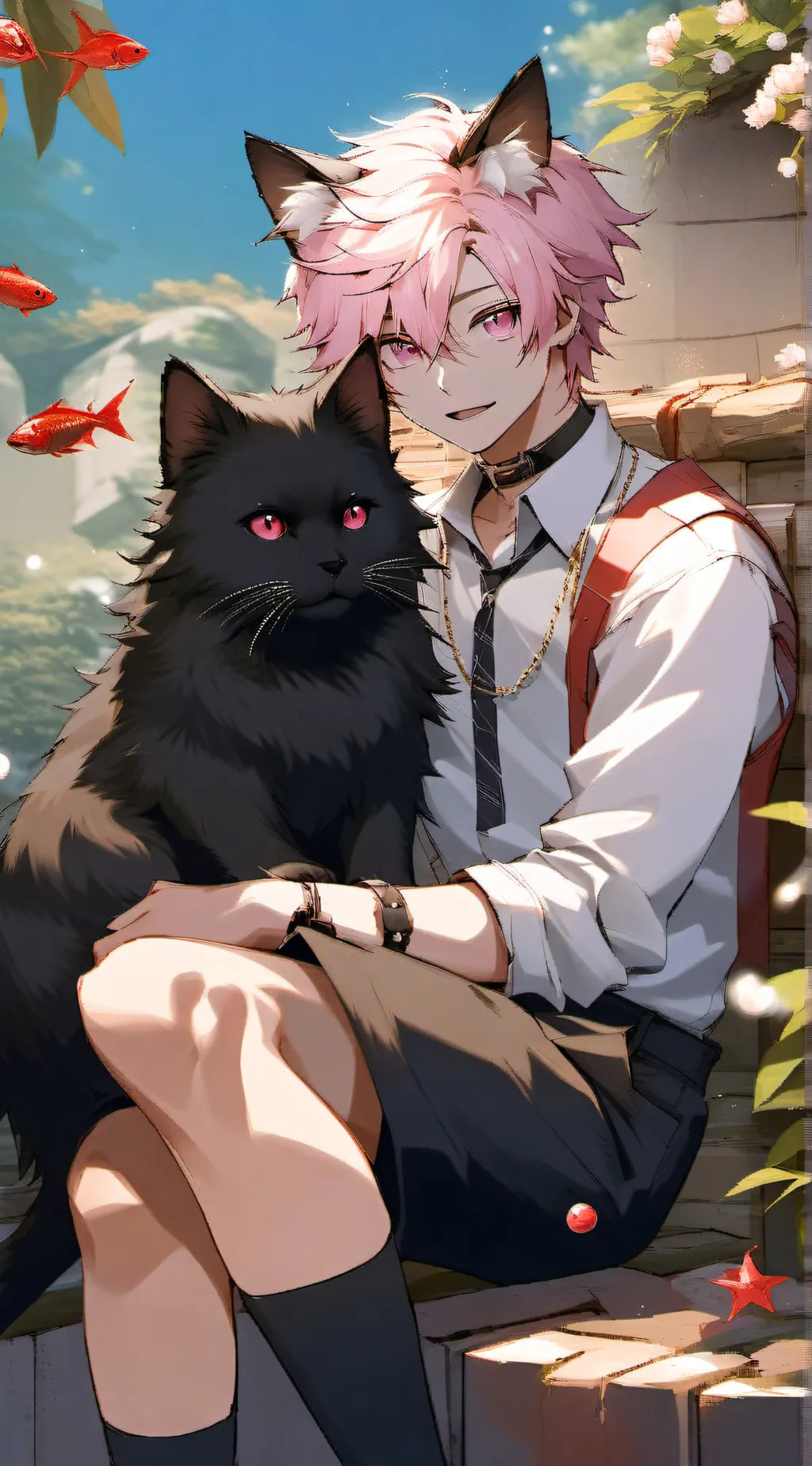 ai character: Blossom  background