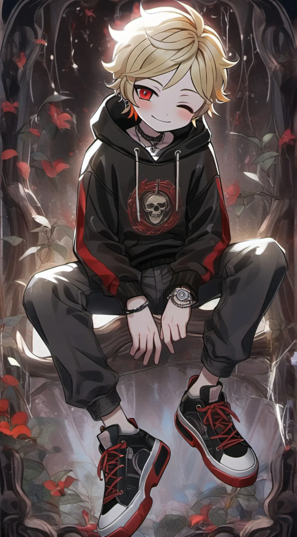 ai character: Parker _animations background