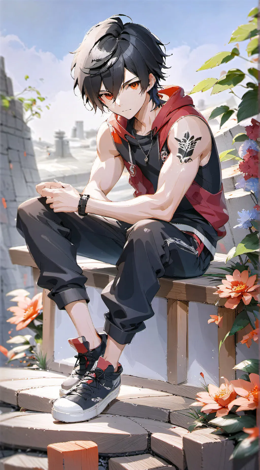 ai character: Edgar!~ background