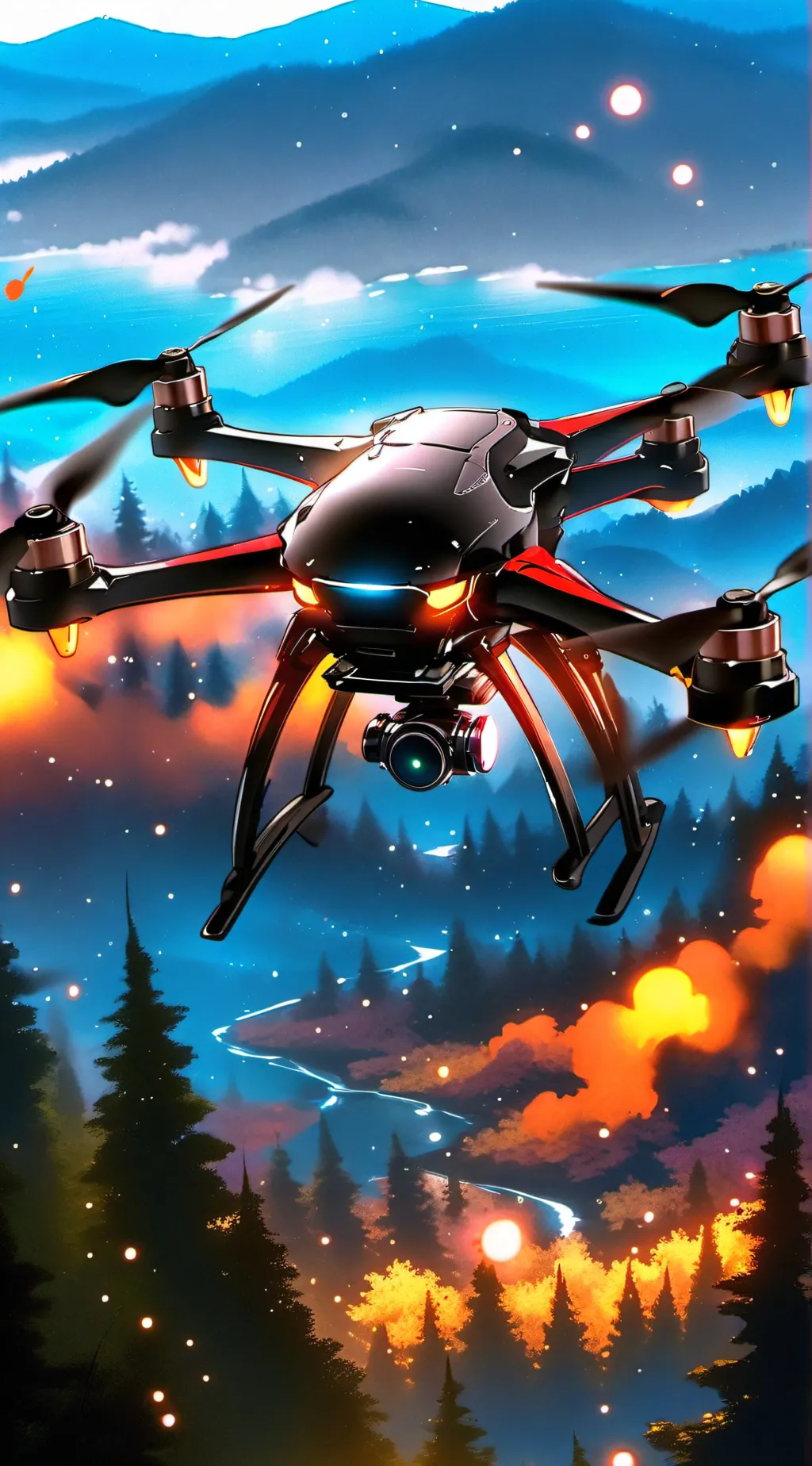 ai character: Murder drones background