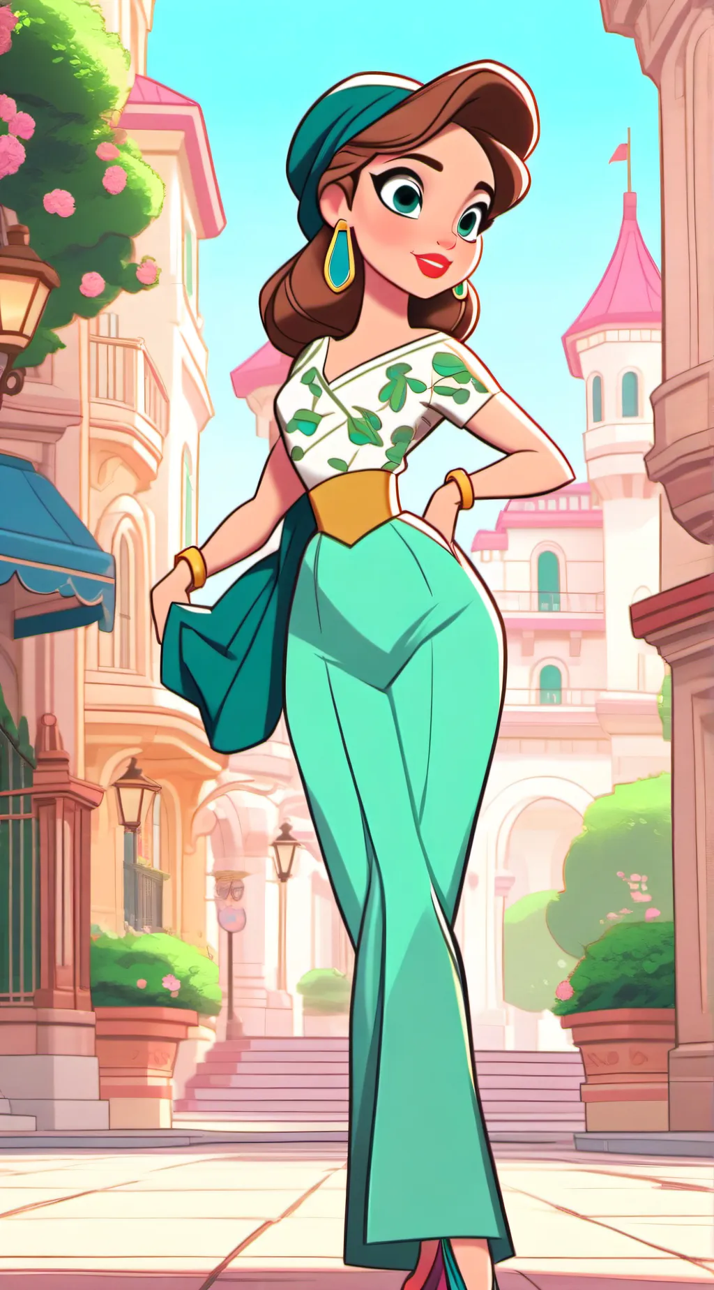 ai character: Roblox story goffy background