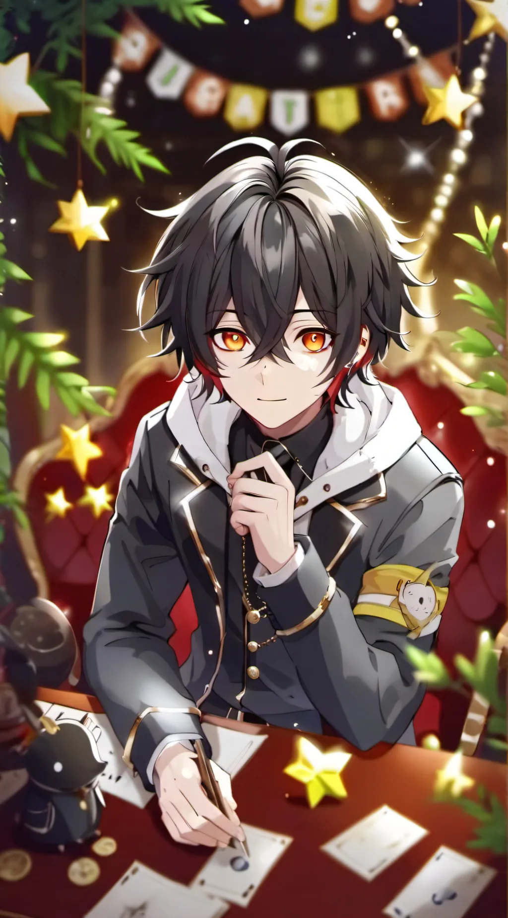 ai character: Sanki background