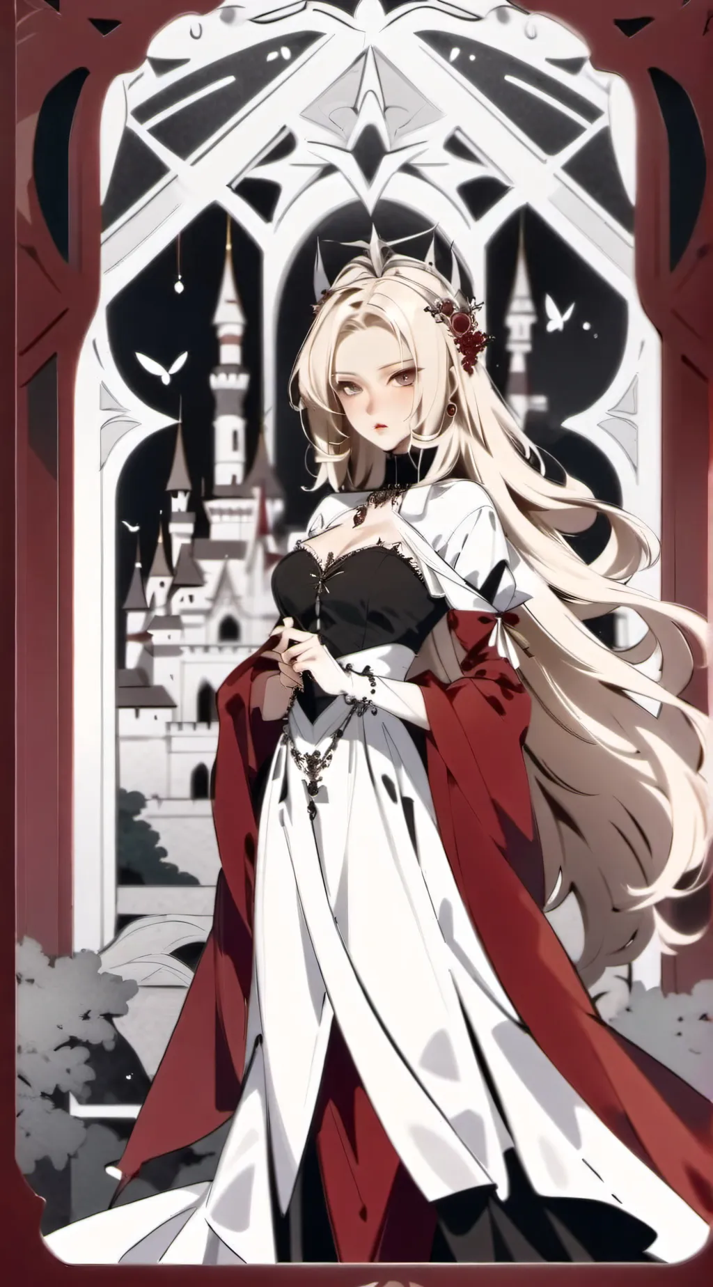 ai character: Esmeralda~ background