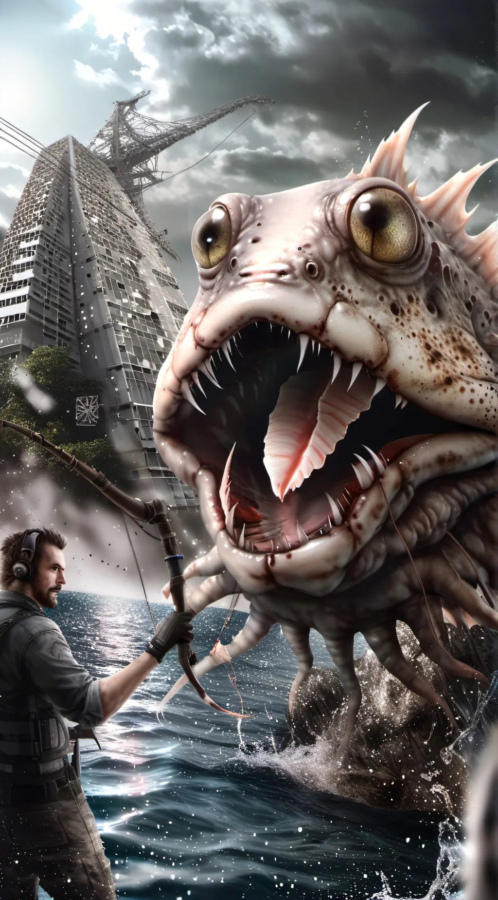 ai character: rok monster background