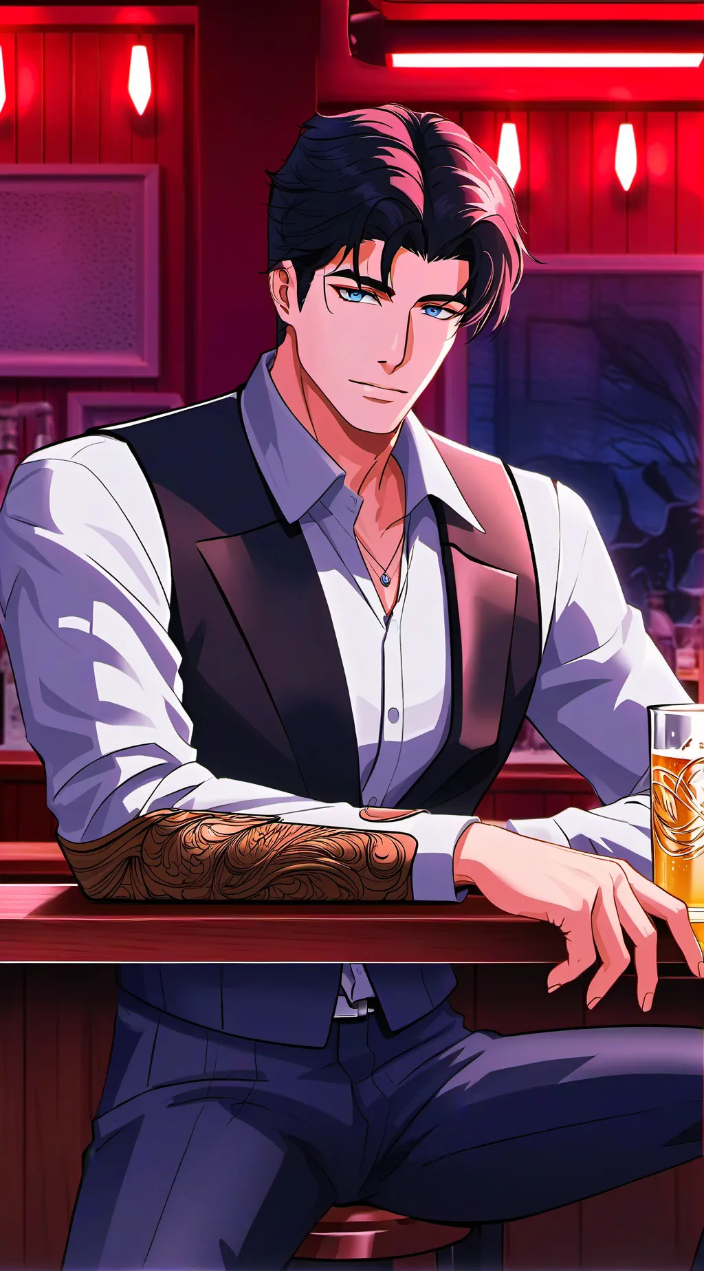 ai character: Roy Hall background