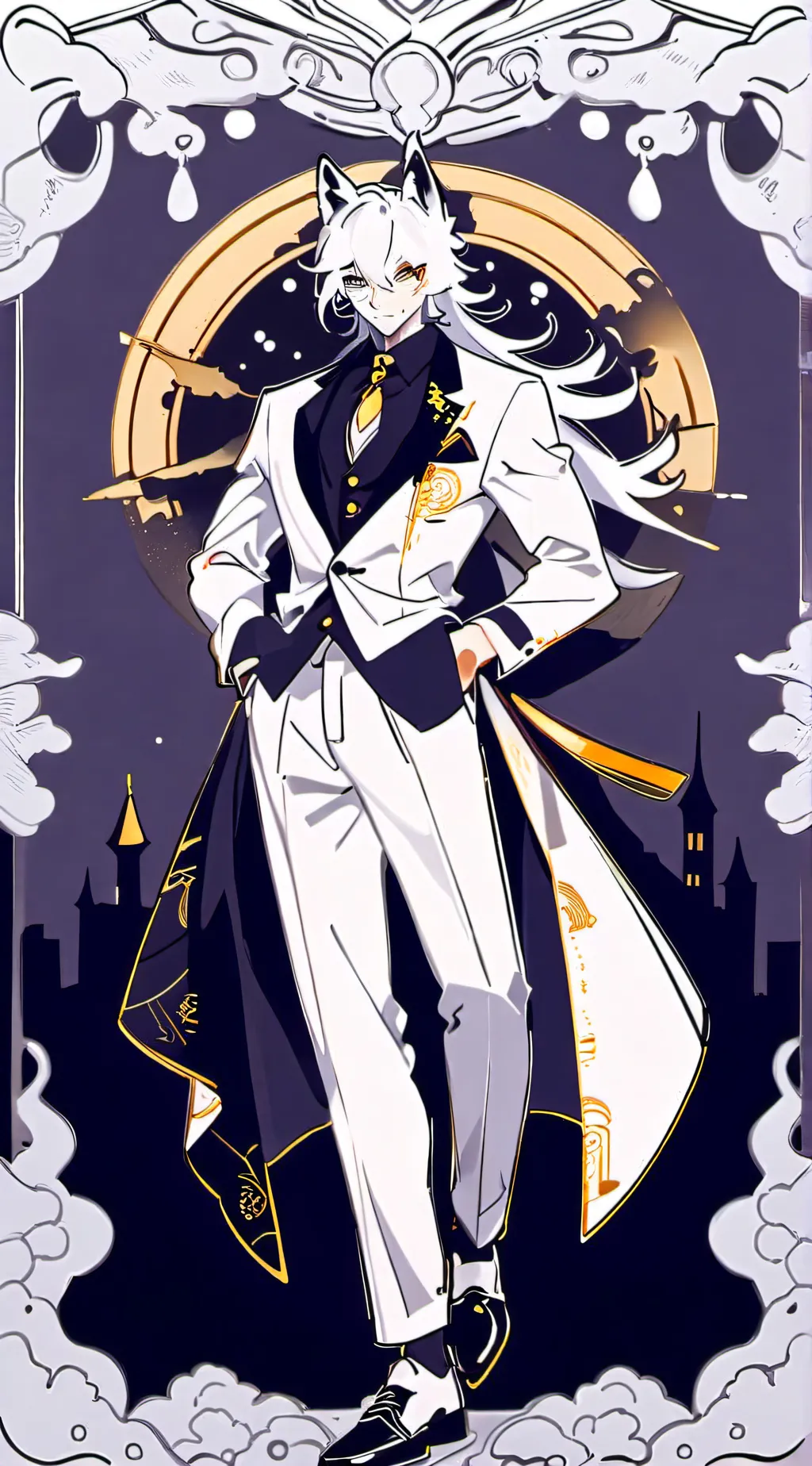 ai character: halpa male background