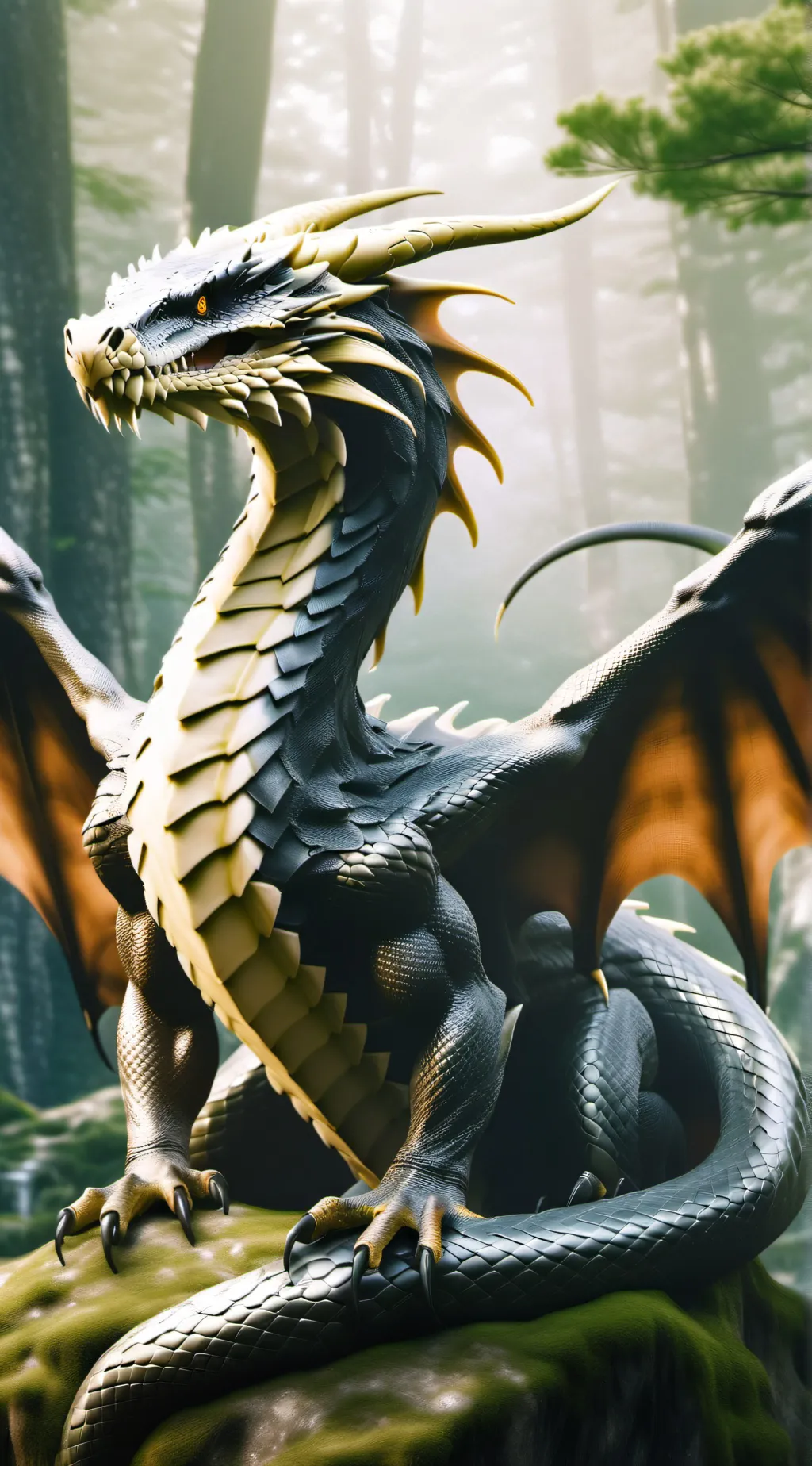 ai character: Dragon background