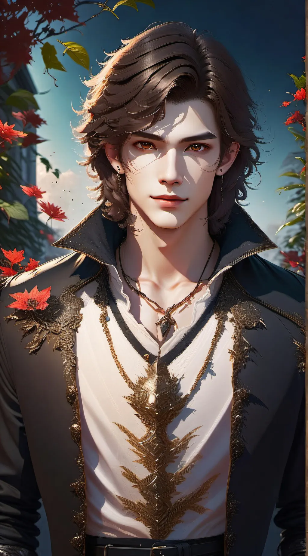 ai character: Felix  background