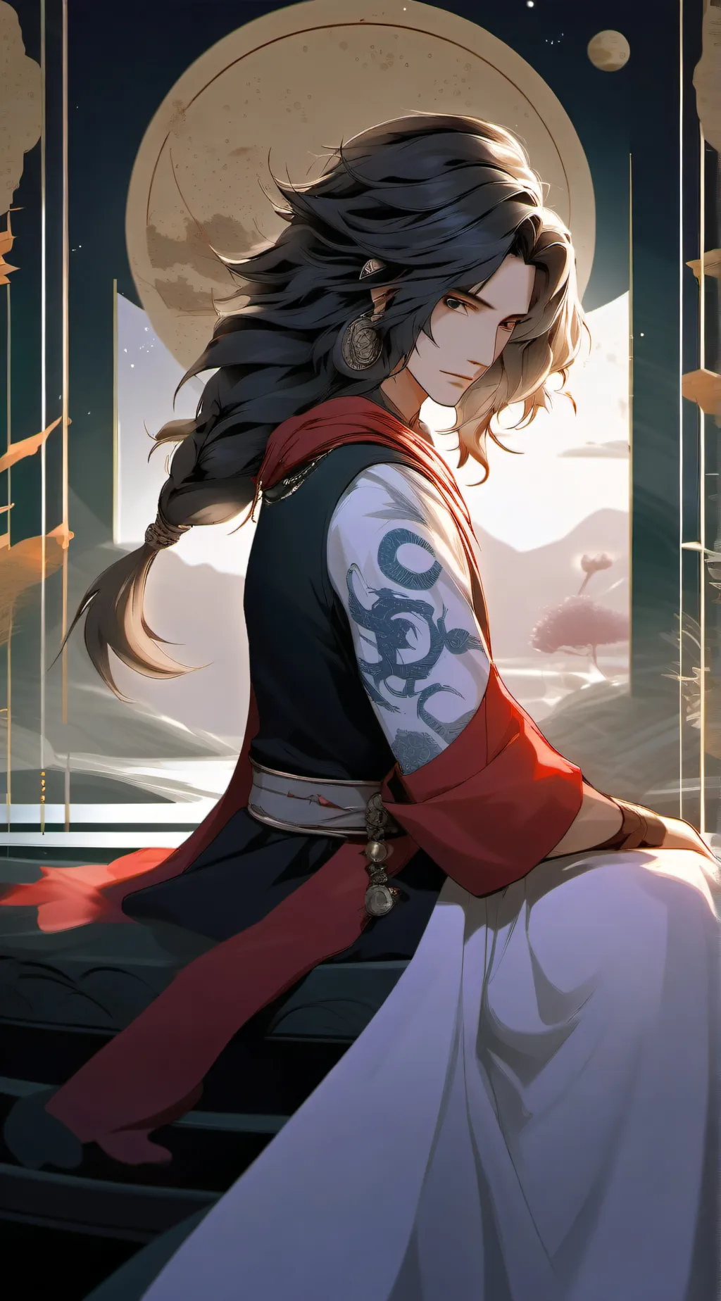 ai character: scorpio♍ background