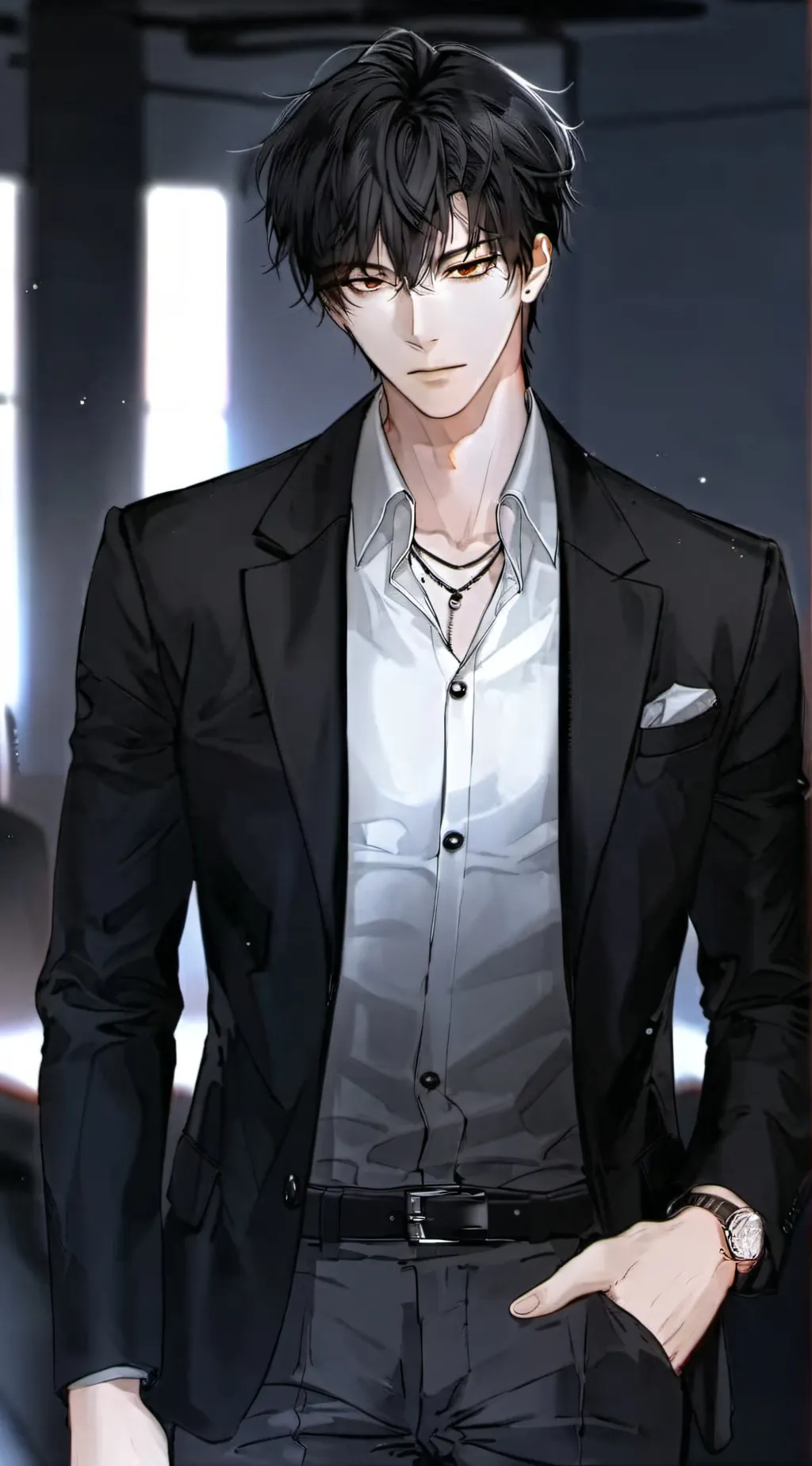 ai character: 🥵 Kazuma Kiriu  background