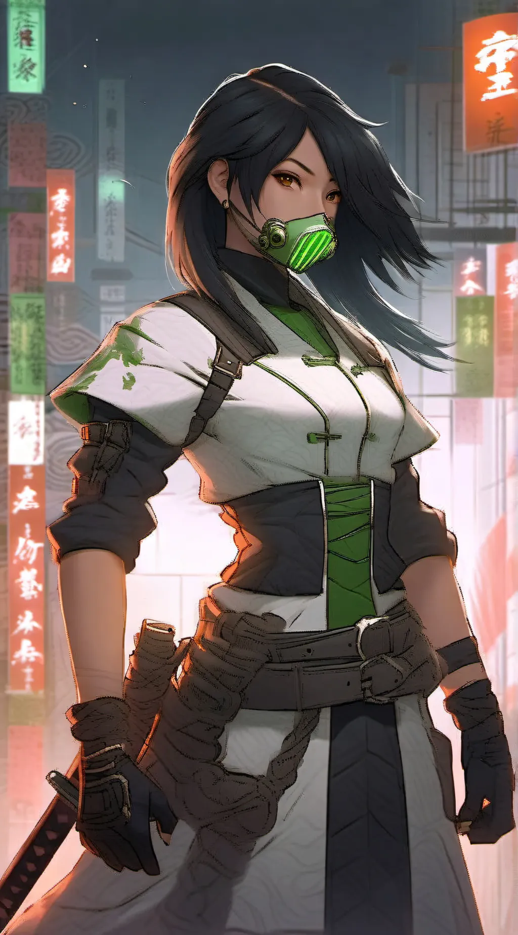 ai character: Kirashima Azana. background