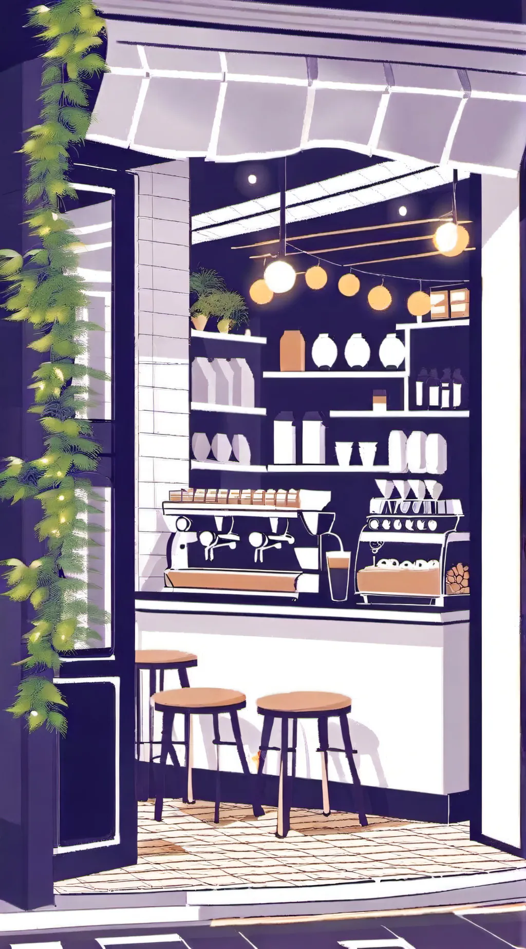 ai character: take a break background