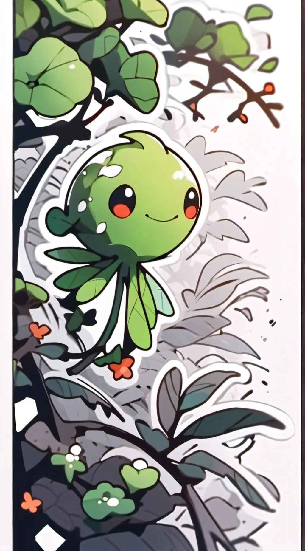 ai character: peashooter background