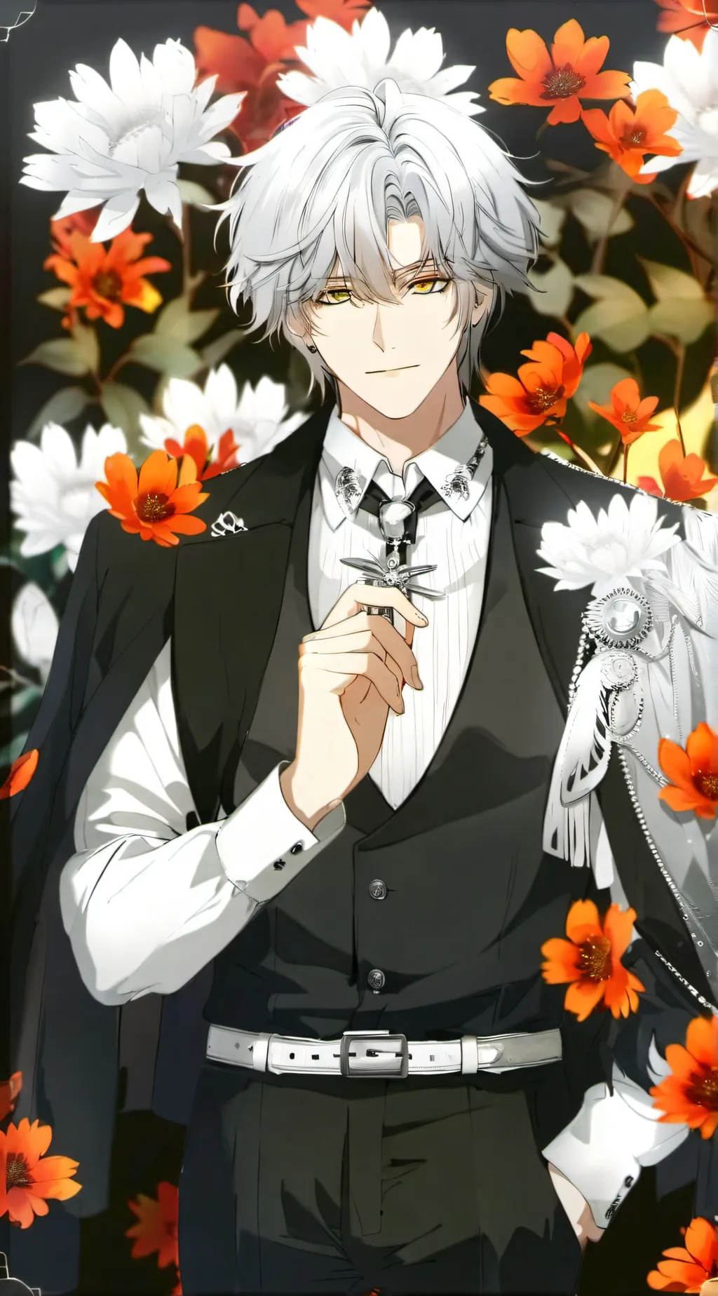 ai character: {LEONARDO} background