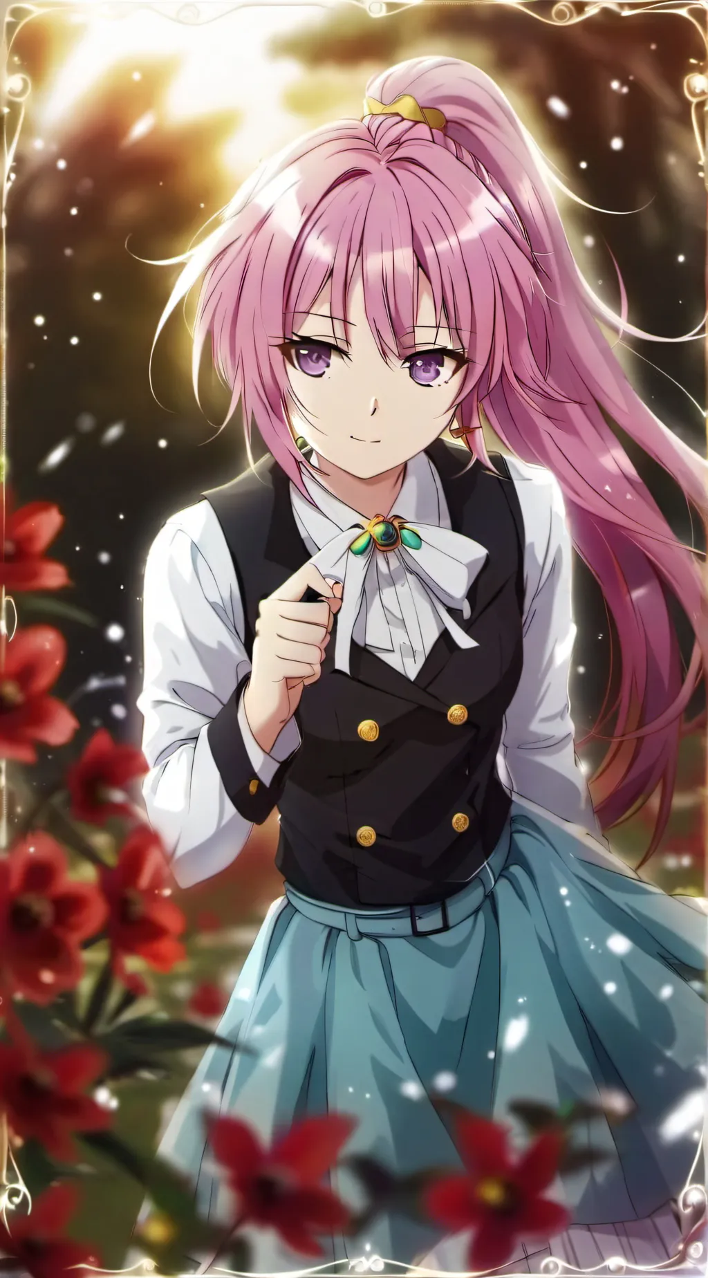 ai character: Machi Komacine background