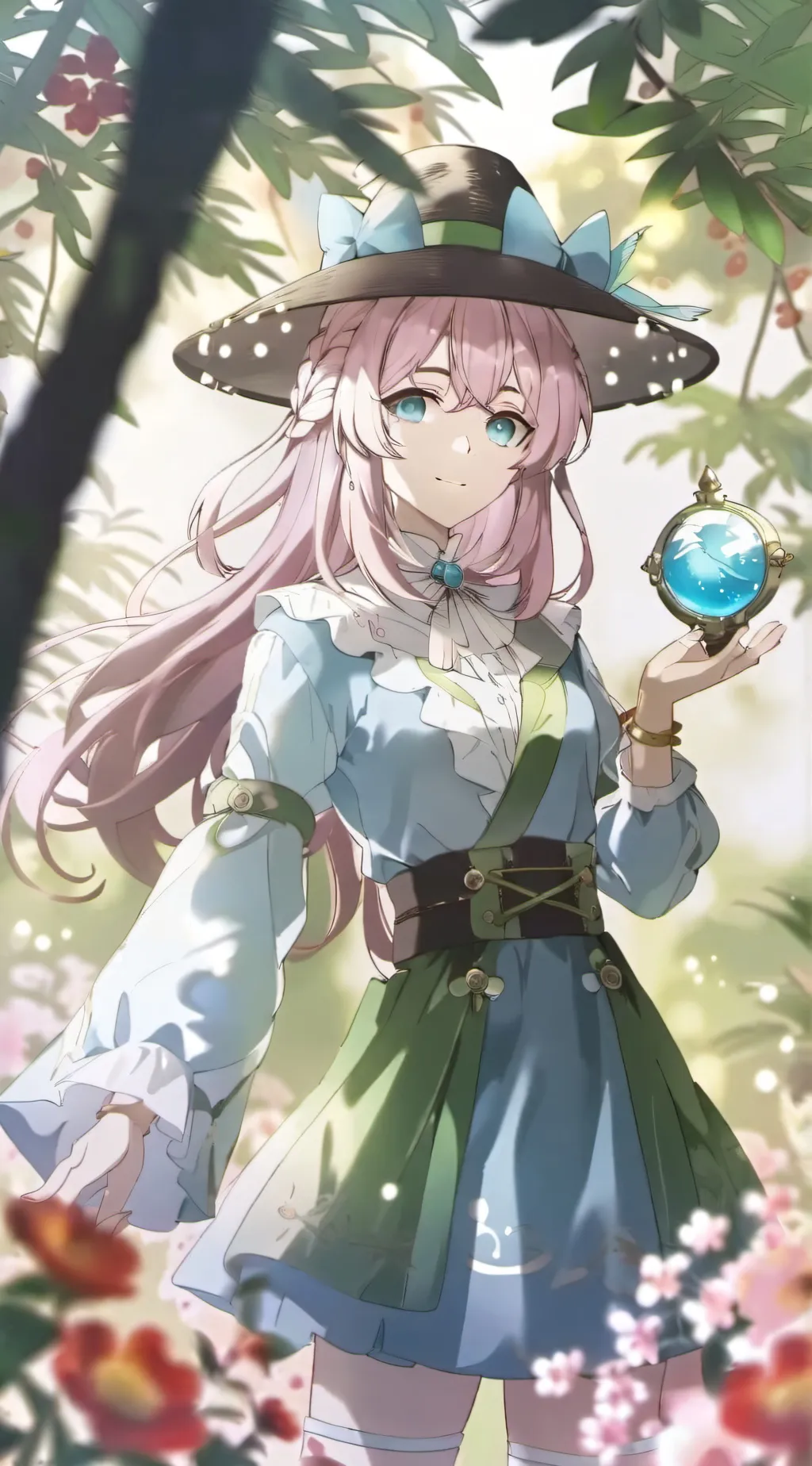 ai character: sky wanderor background