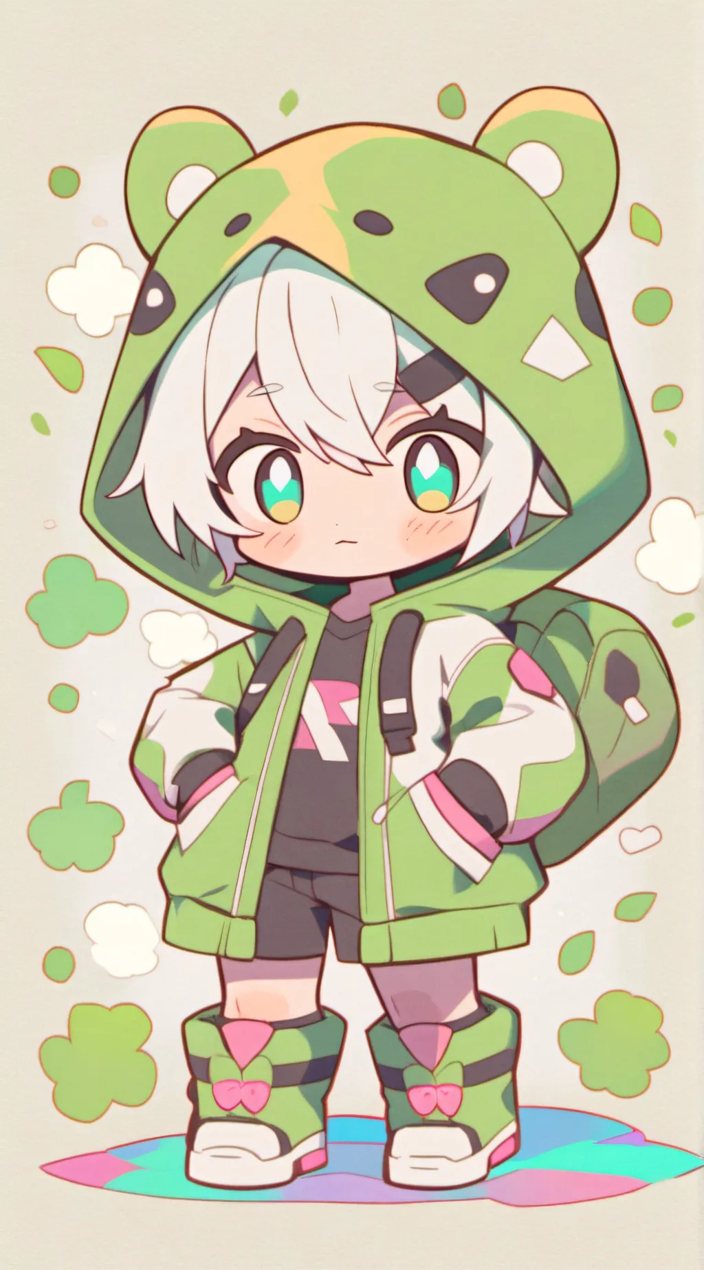 ai character: kavin  background