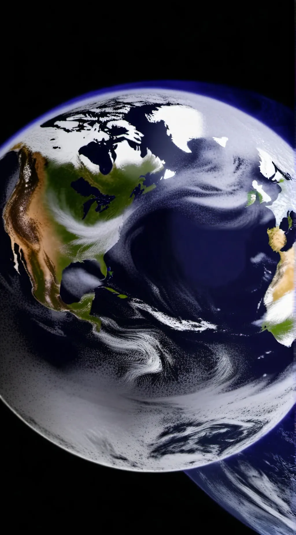 ai character: Earth is not flat background