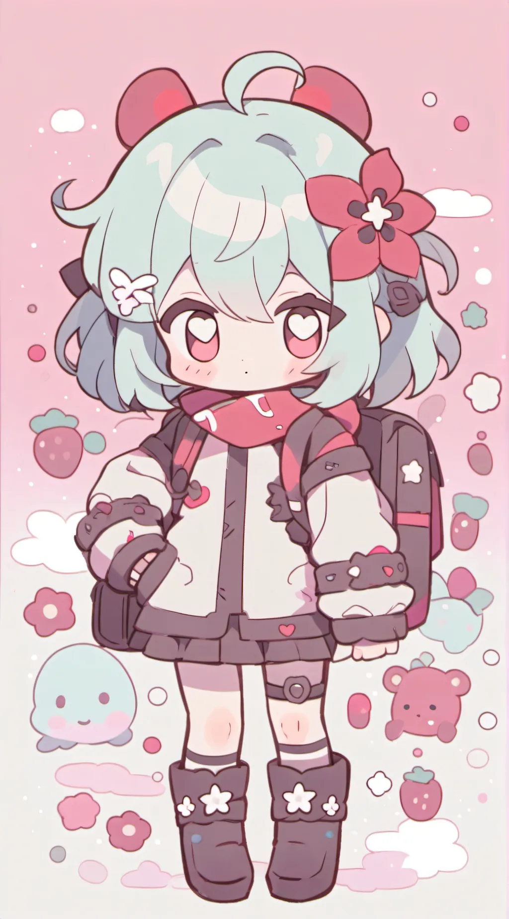 ai character: lily background