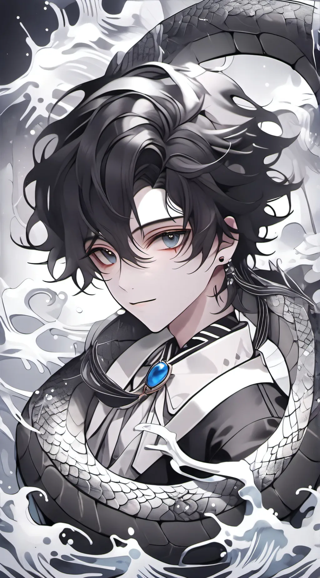 ai character: Serpentin background