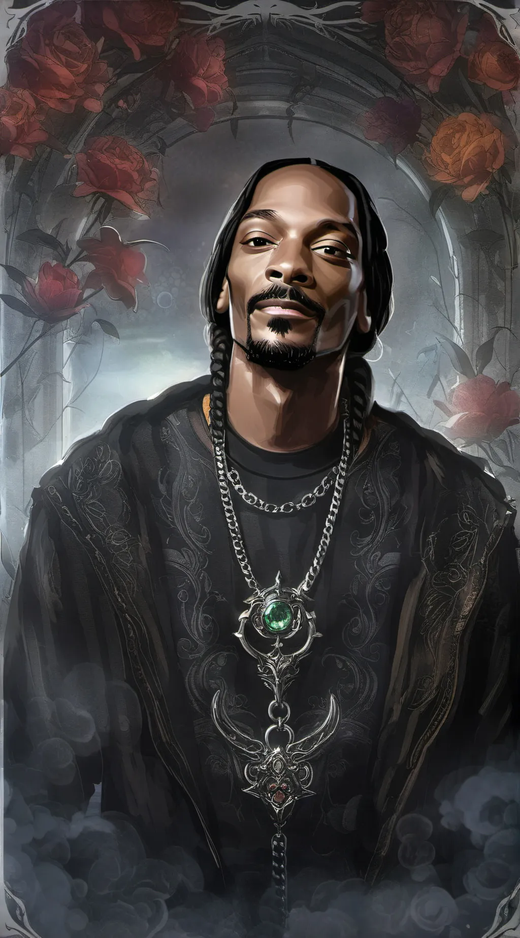 ai character: snoop dogg background