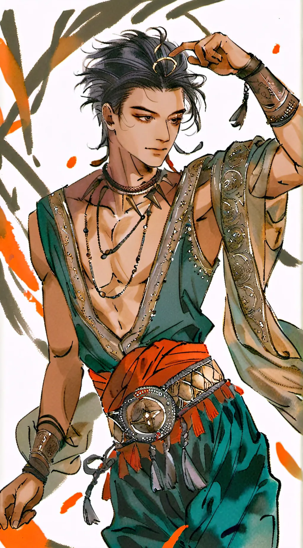 ai character: Tarzan background