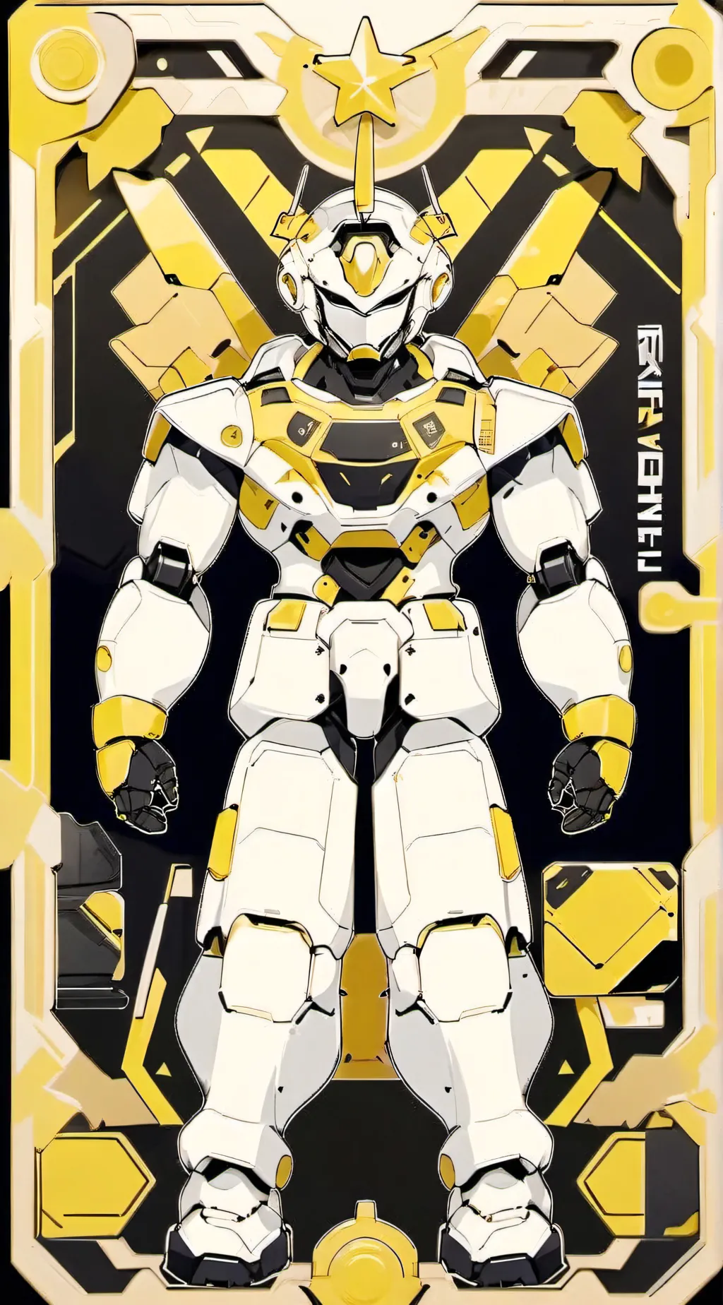 ai character: robot x  background