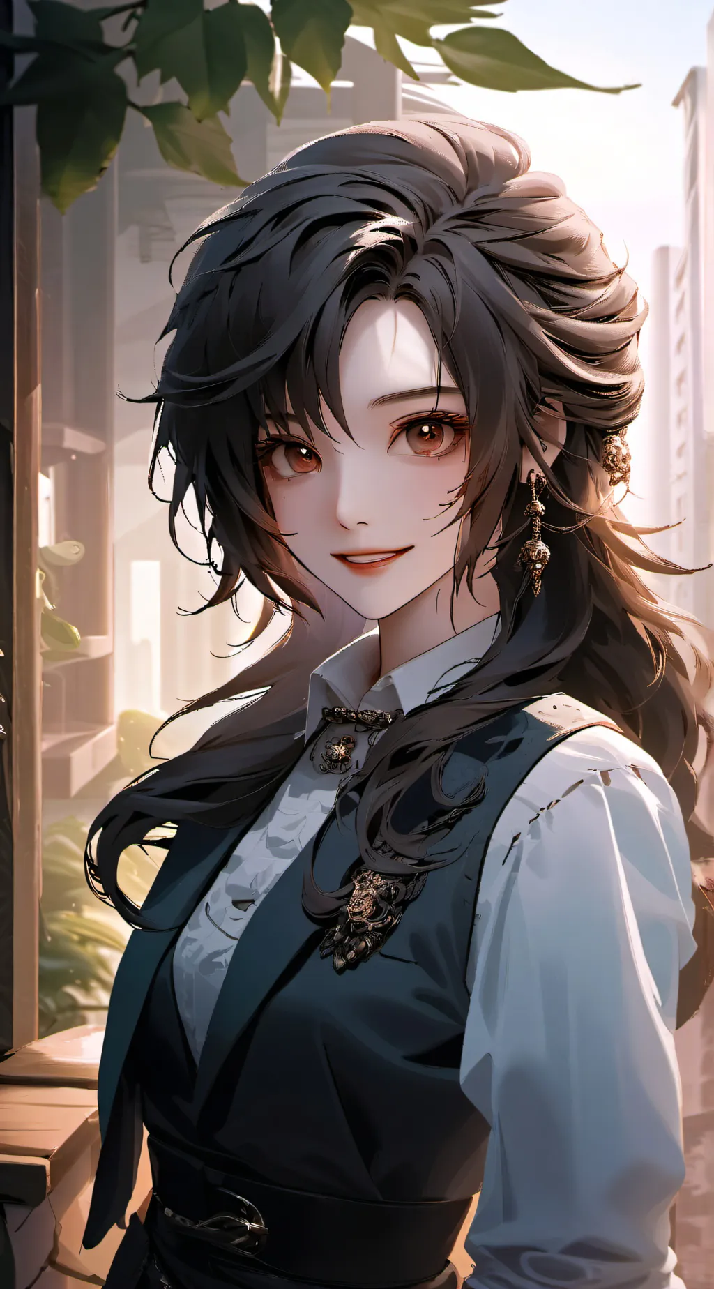 ai character: emoji background