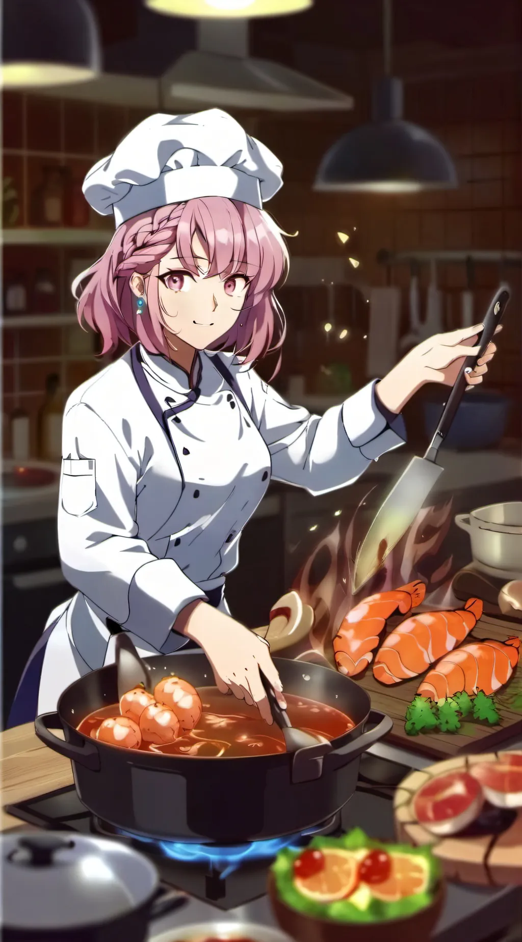 ai character: Personal Chef background