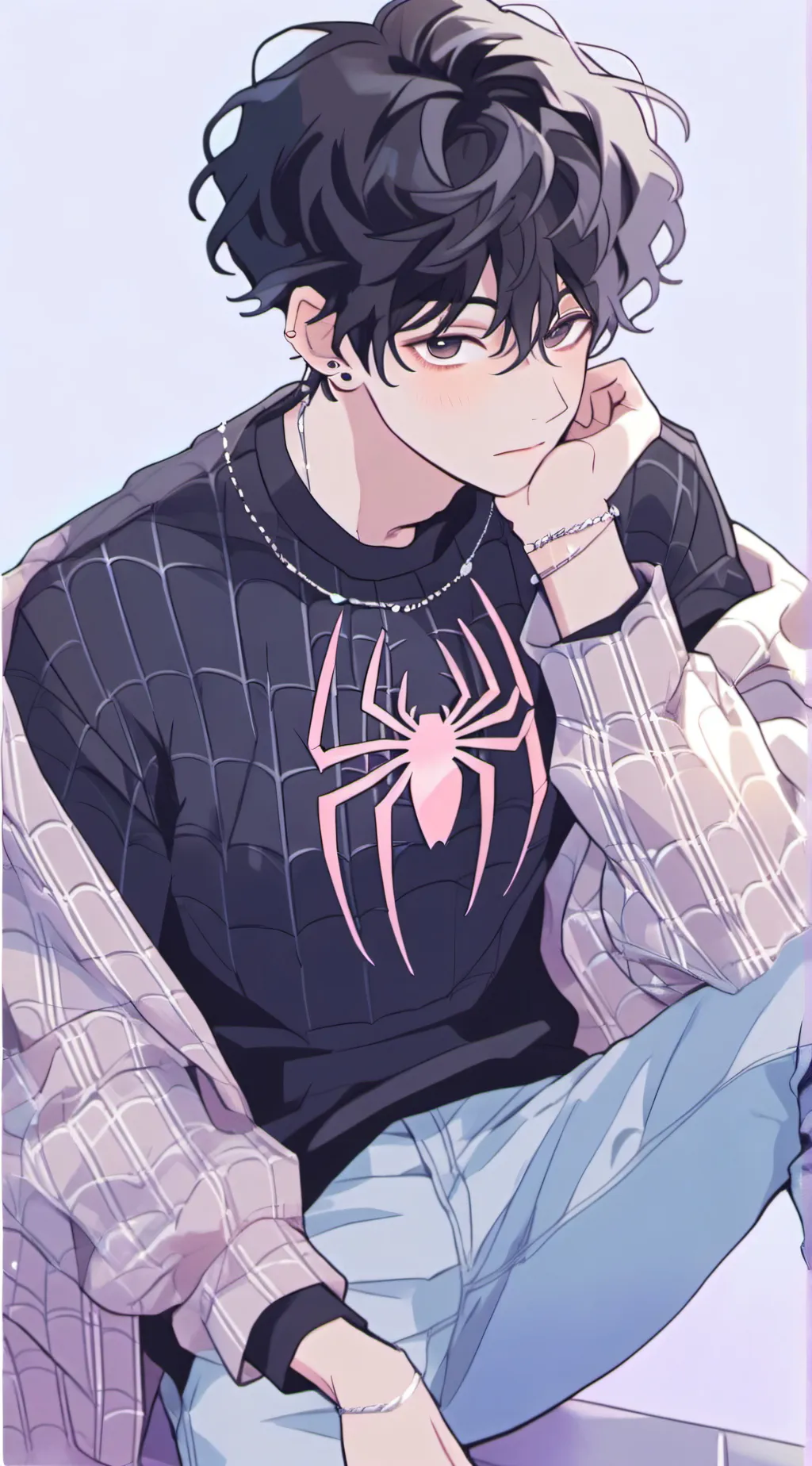 ai character: Jordan (spidy boy) background