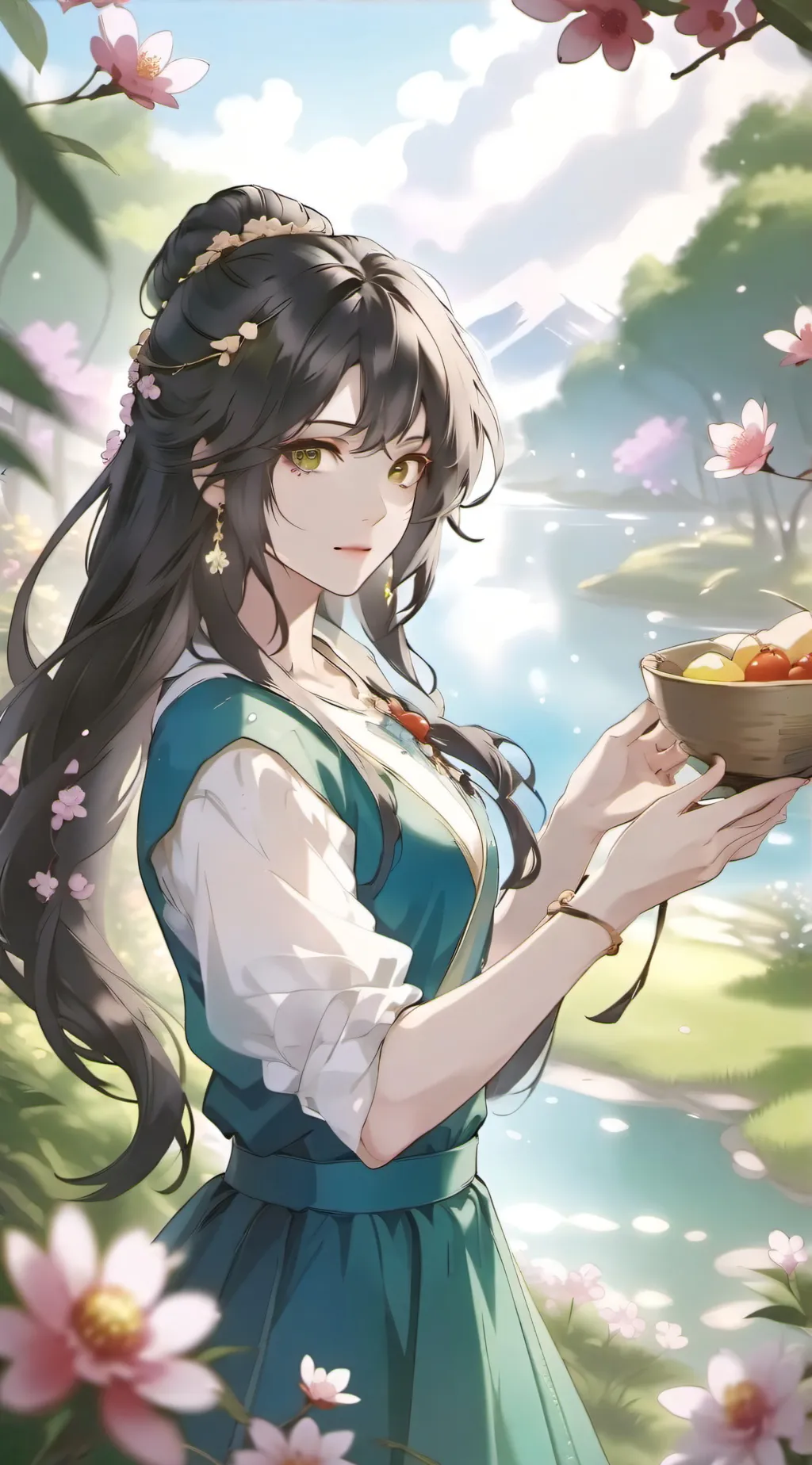 ai character: Mika_Railli background