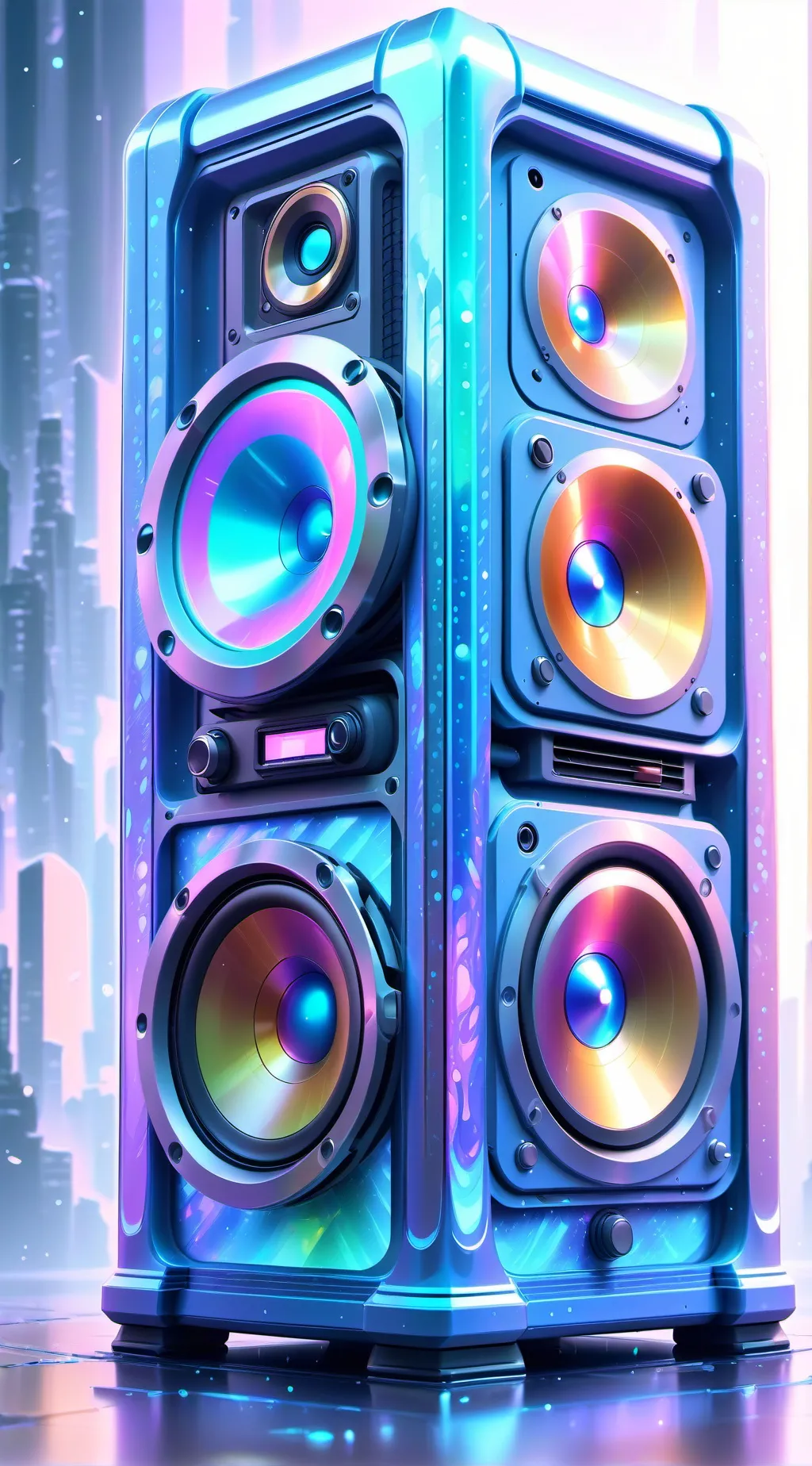 ai character: titan speakerman background