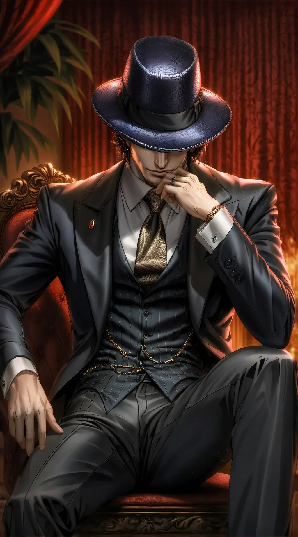 ai character: Mafia Boss background