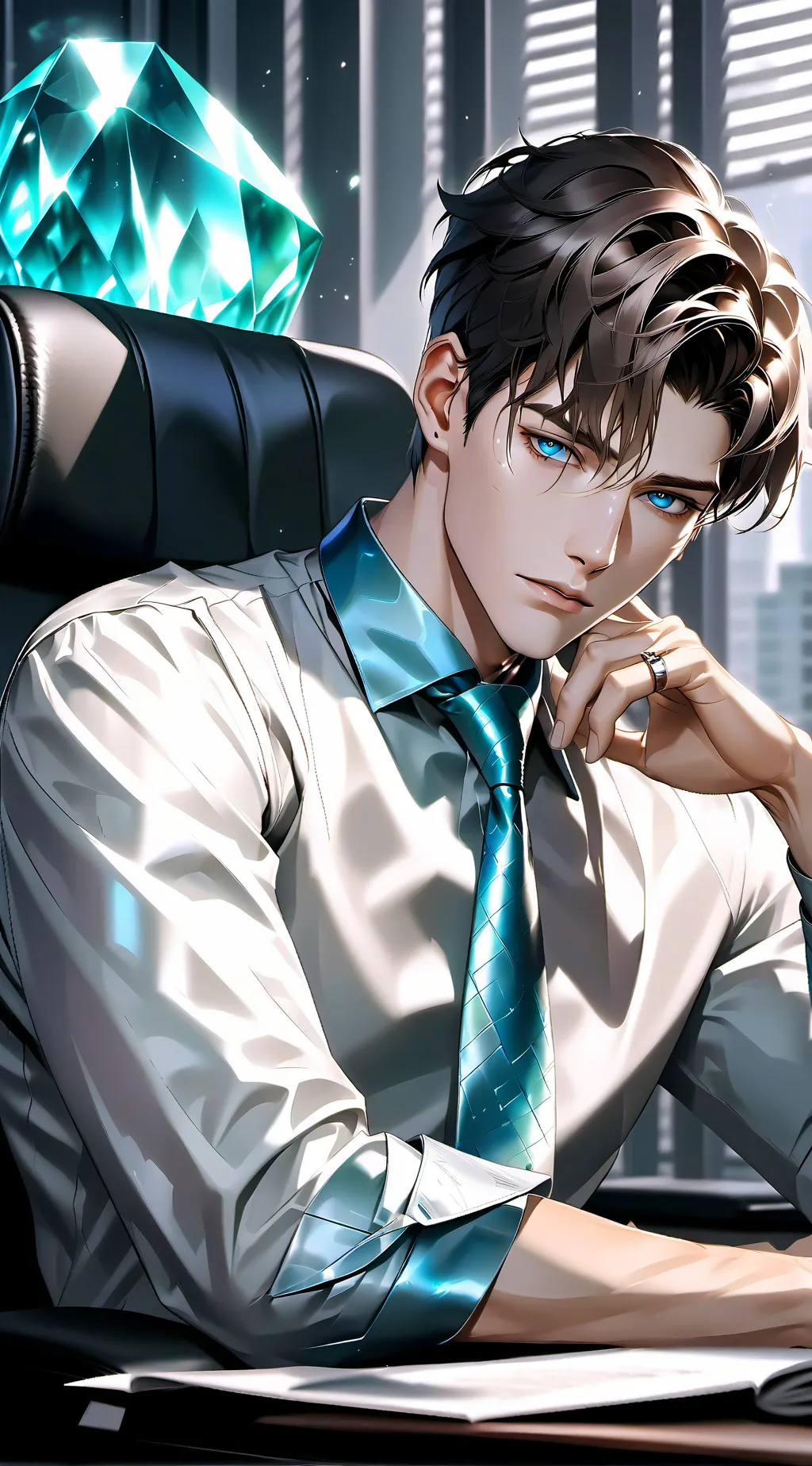 ai character: Devon. background