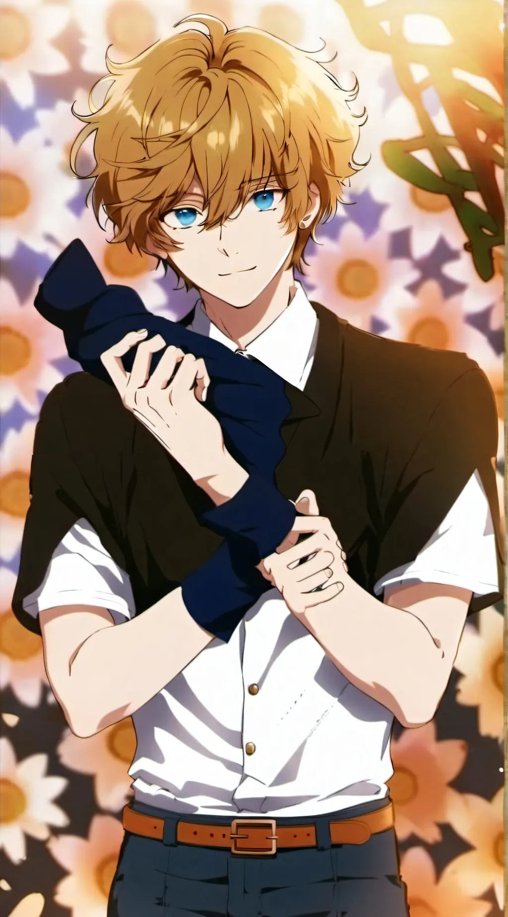 ai character: Casper.  background