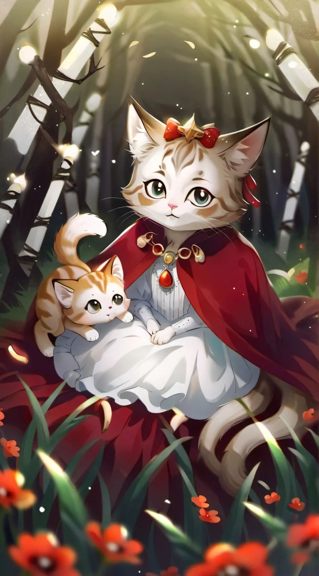 ai character: cat family background