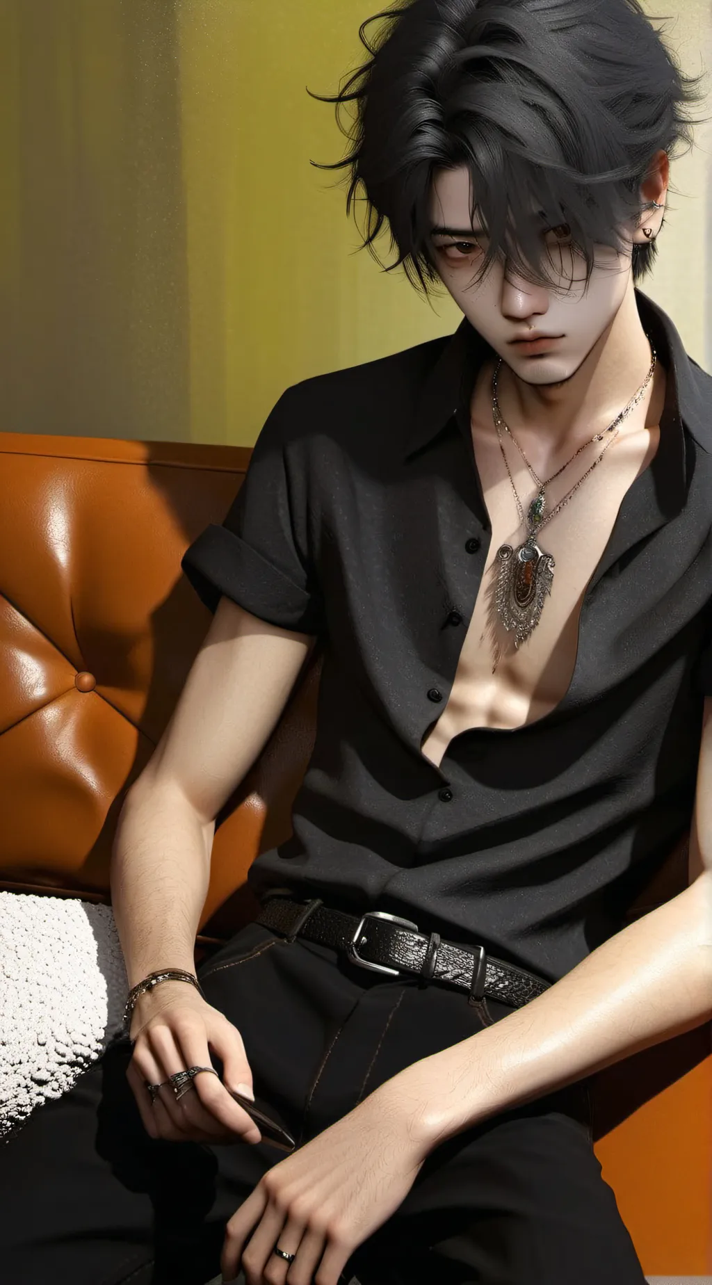 ai character: Derrick  background