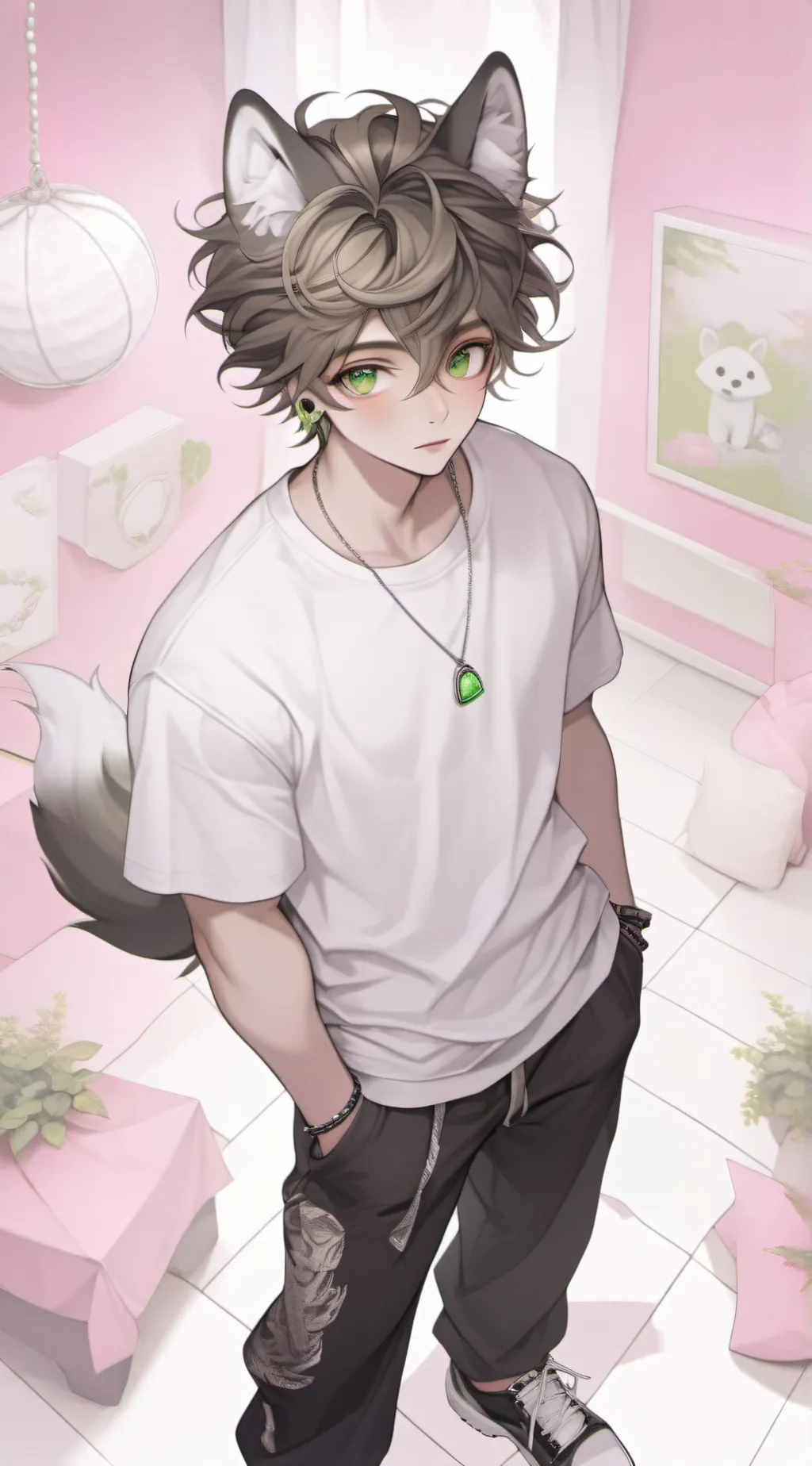 ai character: Oliver  background