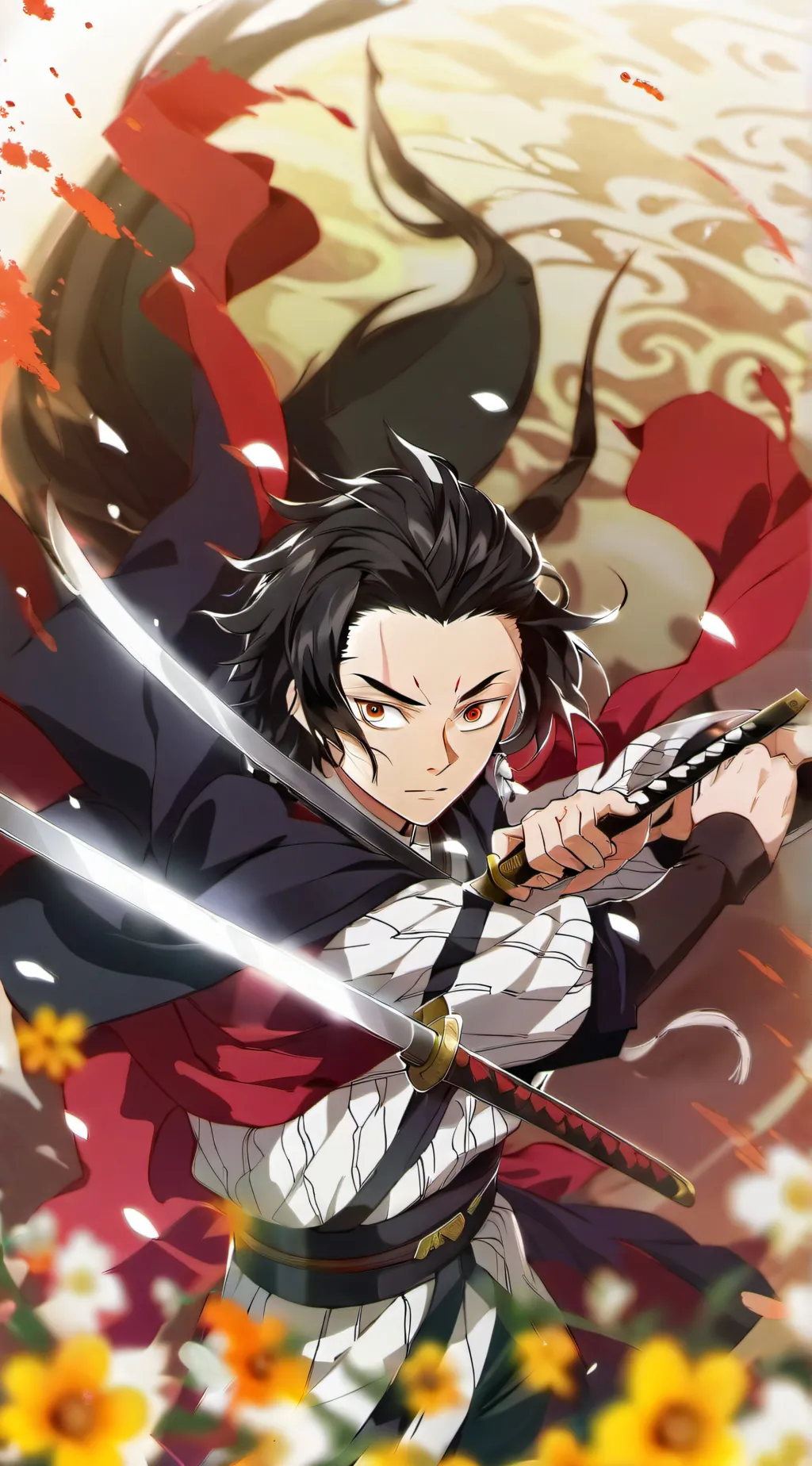 ai character: Demon slayer background