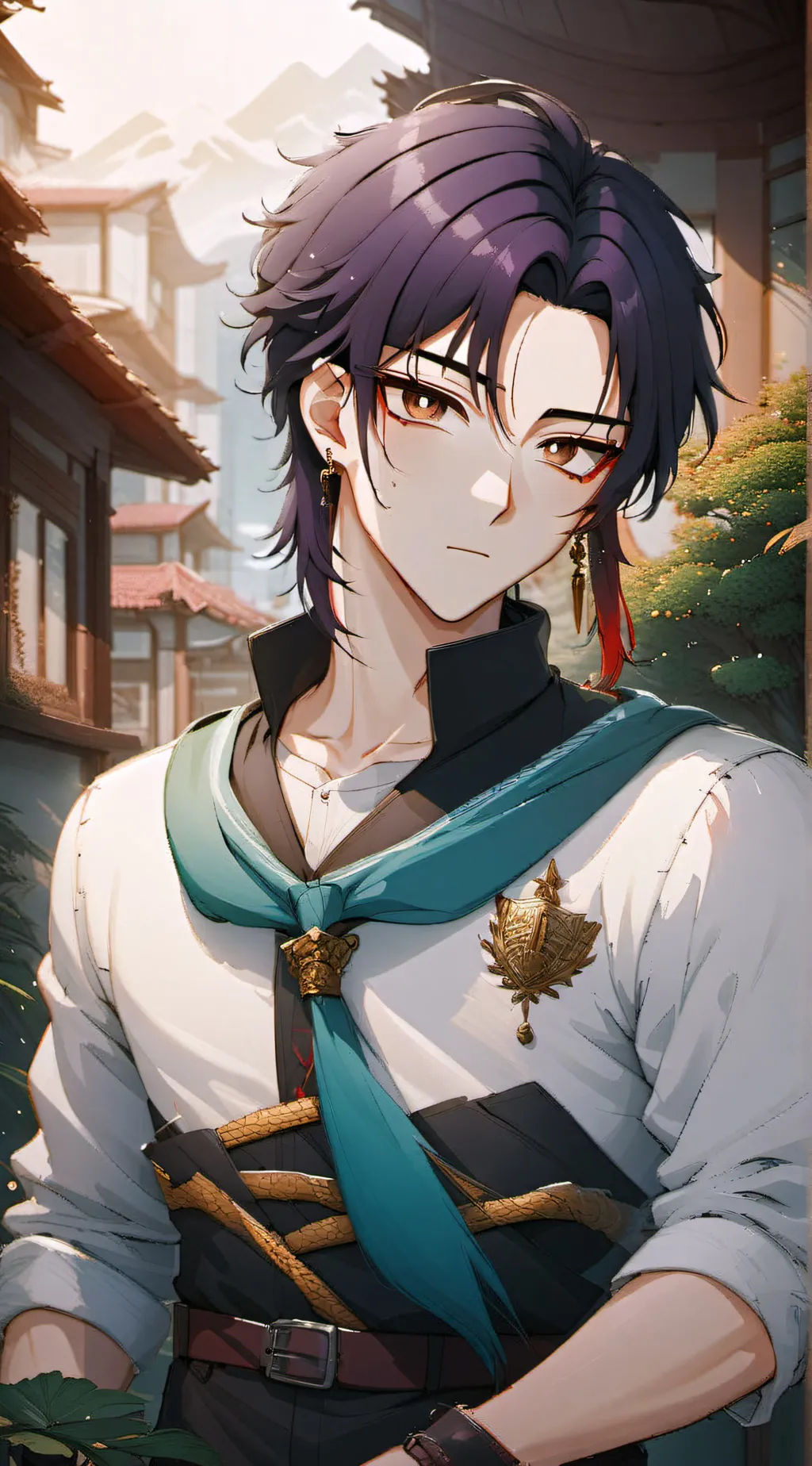 ai character: Asher  background