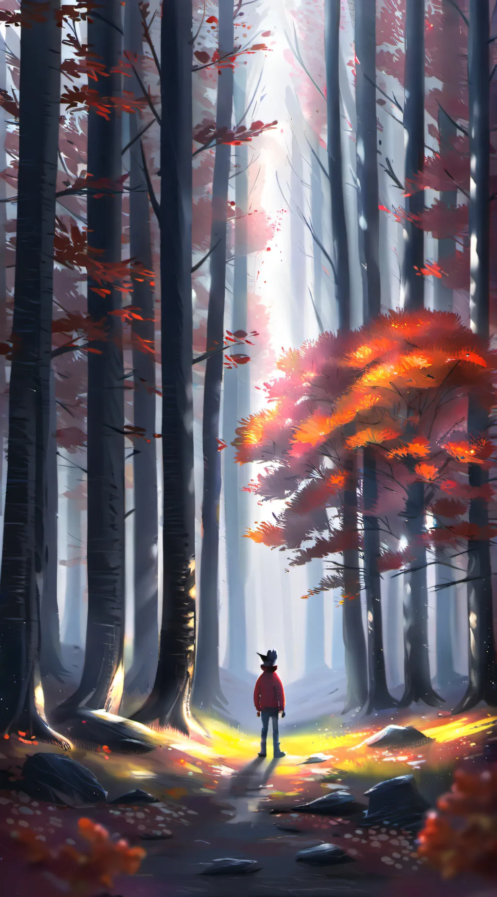 ai character: gravity FALLS background