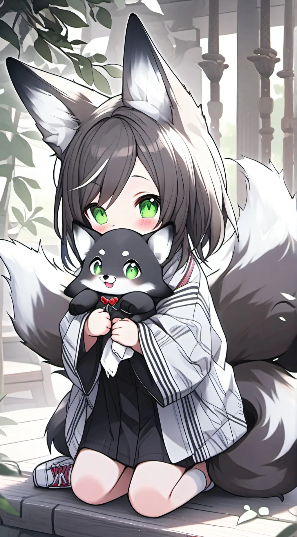 ai character: Scout the Fox Furr background