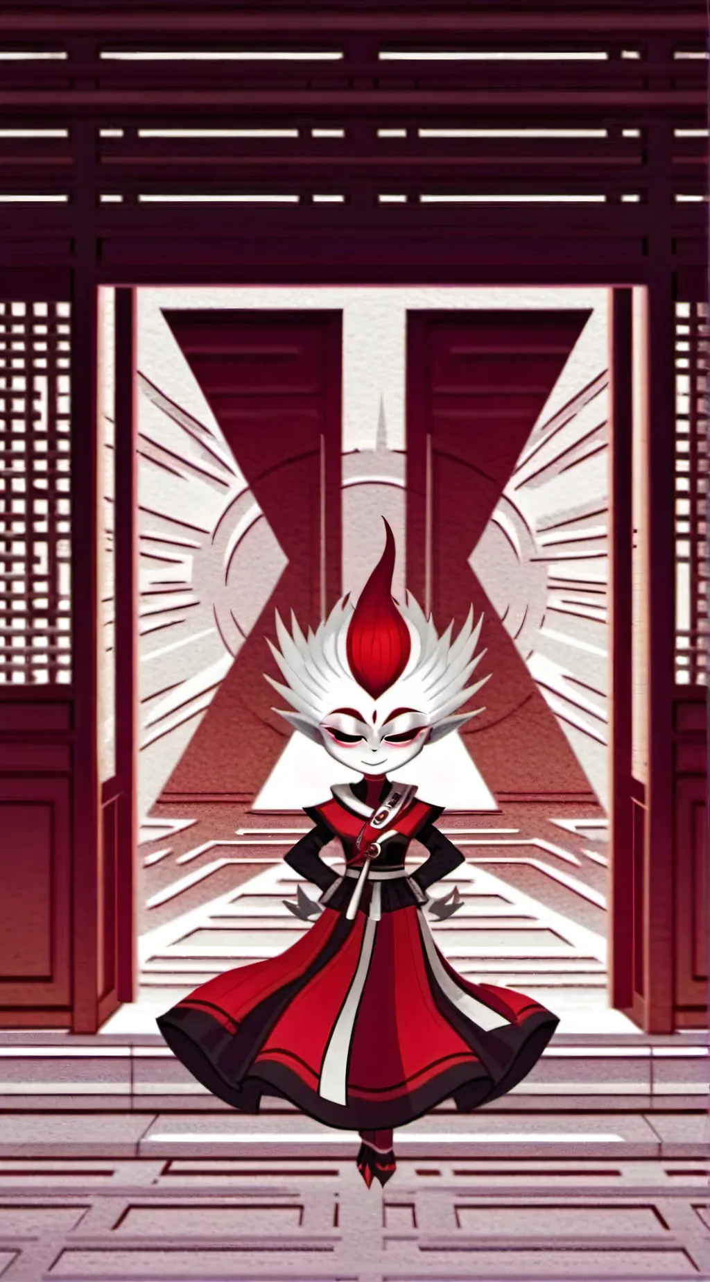 ai character: Angel Dust  background